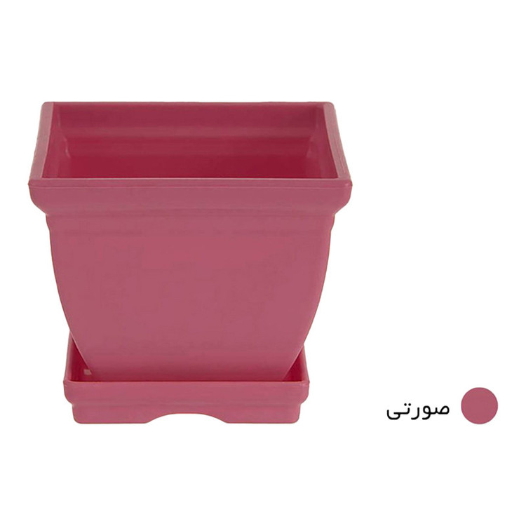 گلدان پلاستیکی مدل مربعی کد 6