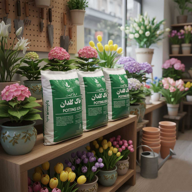 خاک گلدان سورین خاک مدل G-Greeni10 وزن 5 کیلوگرم