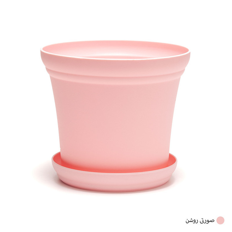 گلدان گل آذین مدل پلاستیکی سطلی کد 120