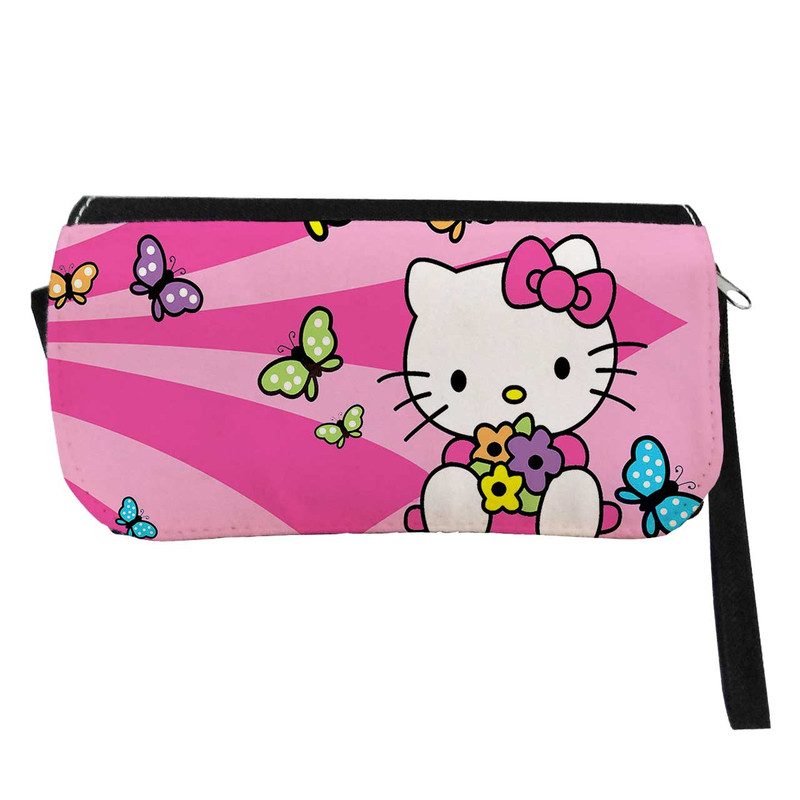 جامدادی مدل دوزیپ طرح Hello kitty کد NI810