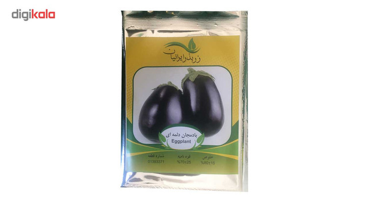 بذر بادمجان دلمه ای زر بذر ایرانیان کد ZBP-34