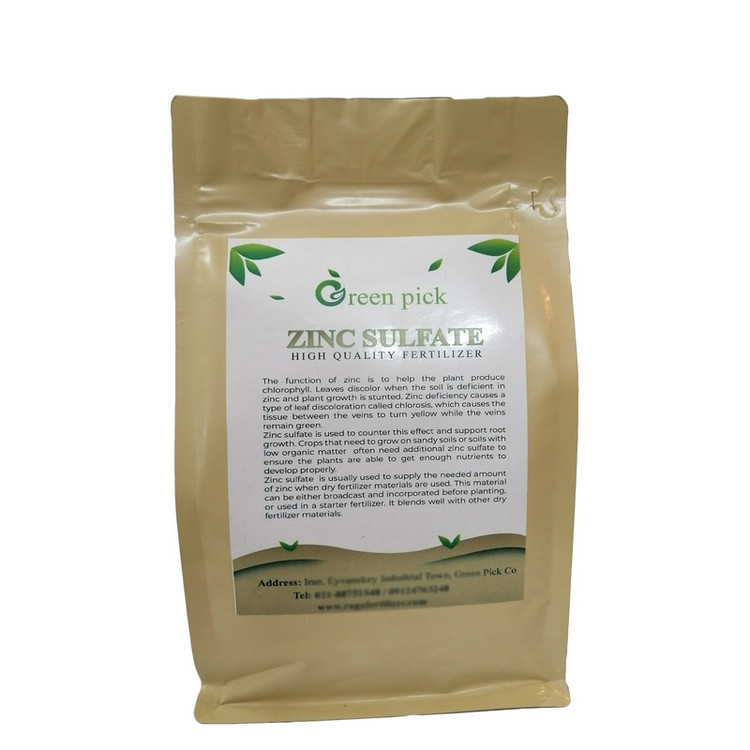 کود سولفات روی گرین پیک مدل ZINC SULFATE 1000 وزن یک کیلوگرم