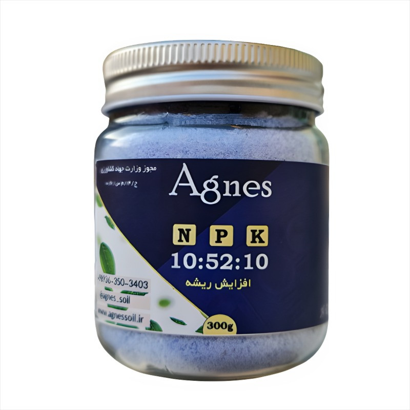 کود ریشه زا آگنس مدل Ag-NPK 10-52-10 وزن 300گرم
