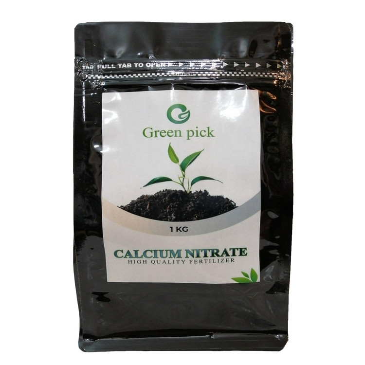کود نیترات کلسیم گرین پیک مدل CALSIUM NITRATE 1000 وزن یک کیلوگرم