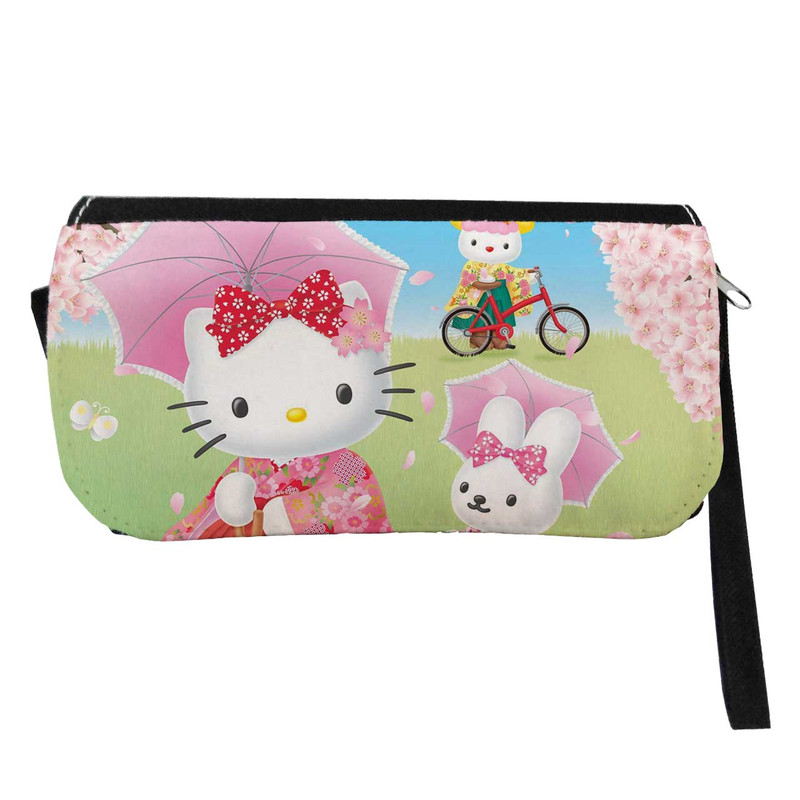 جامدادی مدل دوزیپ طرح Hello Kitty کد NI799