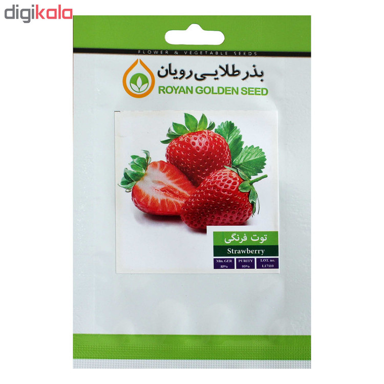 بذر توت فرنگی بذر طلایی رویان کد BZT-134