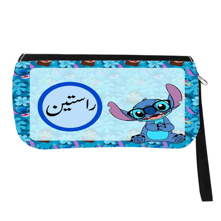 جامدادی مدل اسم شخصی طرح لیلو و استیچ اسم راستین کد 0491