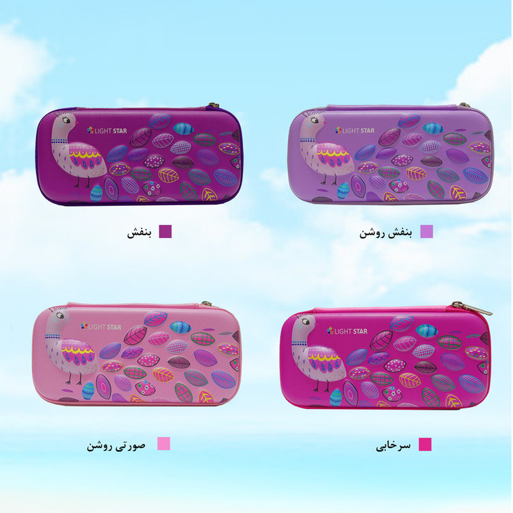 جامدادی لایت استار مدل طاووس