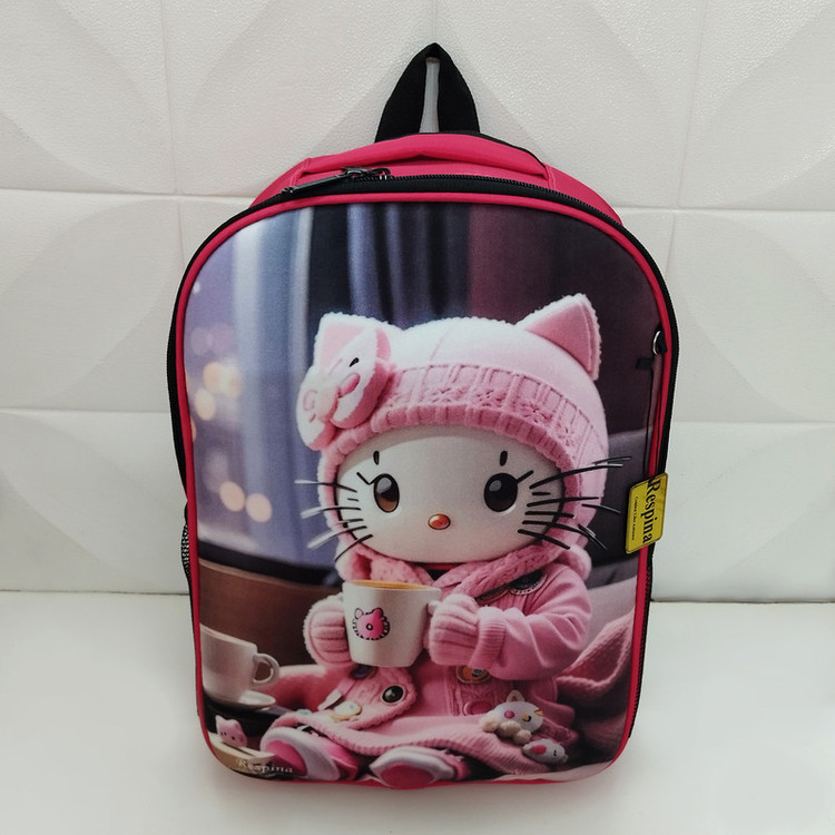 کوله پشتی رسپینا مدل کیتی فانتزی به همراه جامدادی
