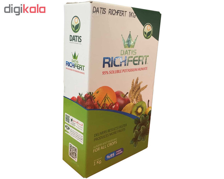 کود اسید هیومیک و فولویک اسید داتیس مدل RichFert بسته 1 کیلوگرمی