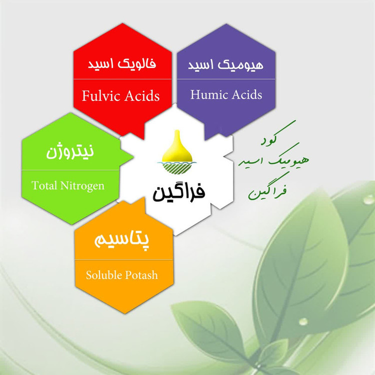 کود هیومیک اسید و فالویک اسید سیسارون مدل H حجم 100 میلی لیتر