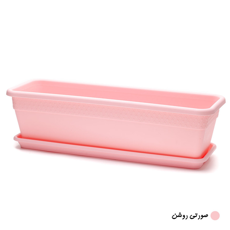 گلدان مدل پلاستیکی مستطیلی کد 604