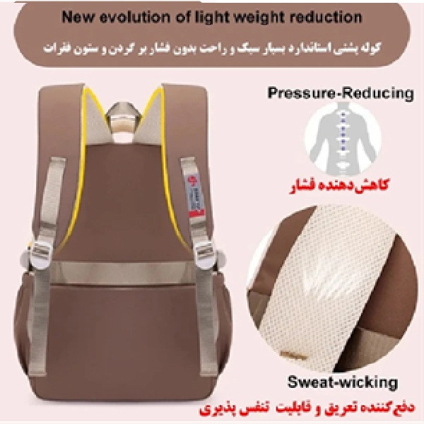 کوله پشتی مدرسه طرح خرسی کیوت کد 7785