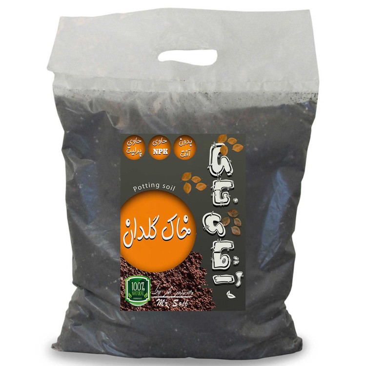 خاک گلدان آقای خاک مدل 10Litr وزن 5 کیلوگرم