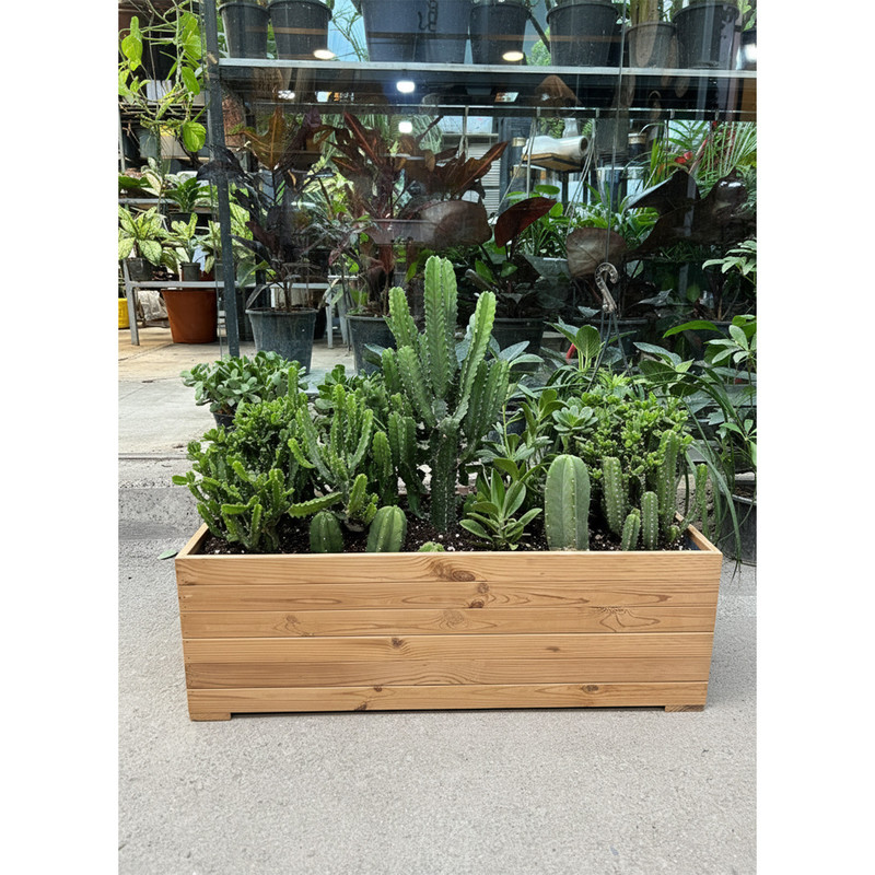 گلدان مدل چوبی کد R6 سایز 80*22 سانتی متر