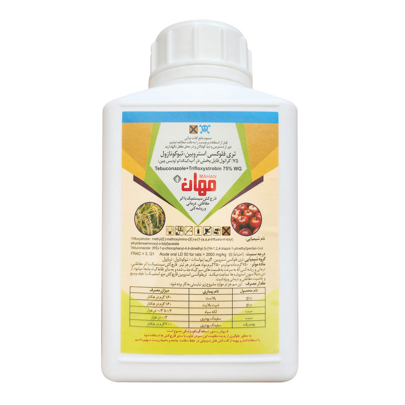 قارچ کش  تبوکونازول+تری فلوکسی استروبین مهان مدل ناتیوو وزن 200 گرم