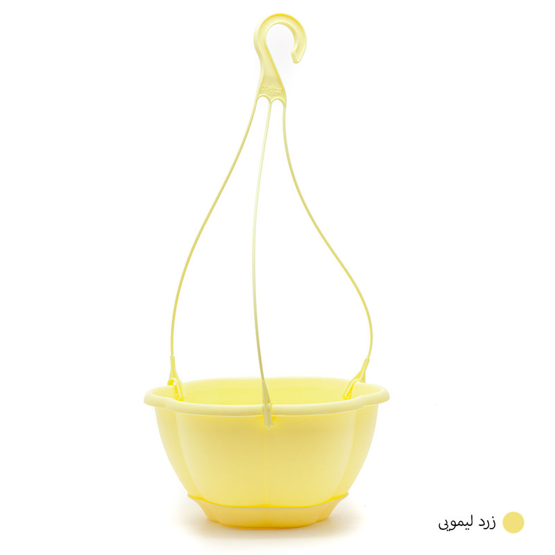 گلدان گل آذین مدل پلاستیکی آویز کد 325
