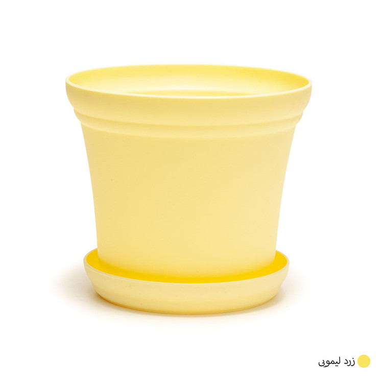 گلدان گل آذین مدل پلاستیکی سطلی کد 112