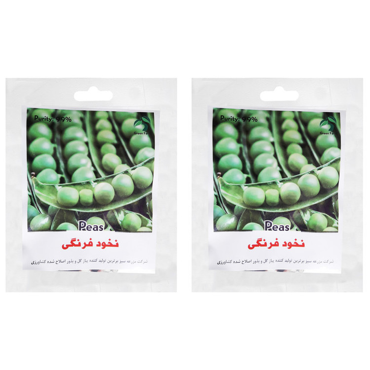 بذر نخود فرنگی گرین فارم کد 008 بسته 2 عددی