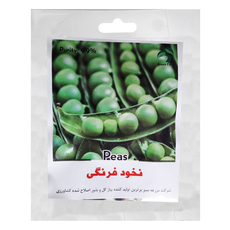 بذر نخود فرنگی گرین فارم کد 008 بسته 2 عددی