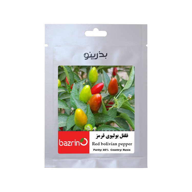 بذر فلفل بولیوی قرمز بذرینو کد BZNO-228