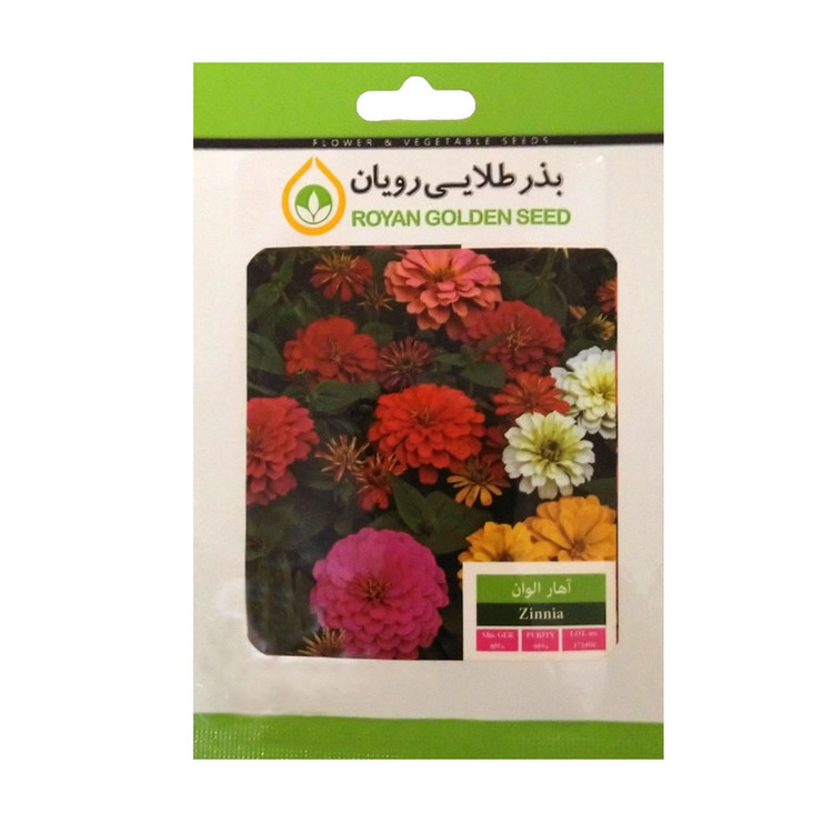 بذر گل آهار الوان بذر طلایی رویان مدل BZTR-008
