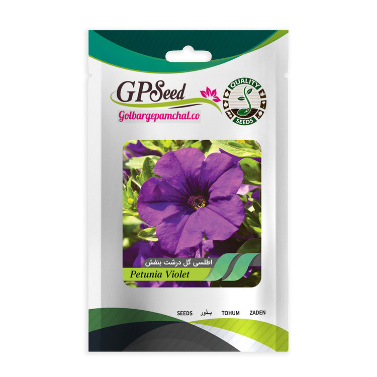 بذر گل اطلسی معطر و اطلسی رنگی گلدانی گلبرگ پامچال کد G-P-GP-04 مجموعه 4 عددی