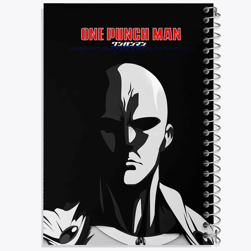 دفتر مشق 100 برگ خندالو طرح سایتاما انیمه مرد تک مشتی One Punch Man کد 11342
