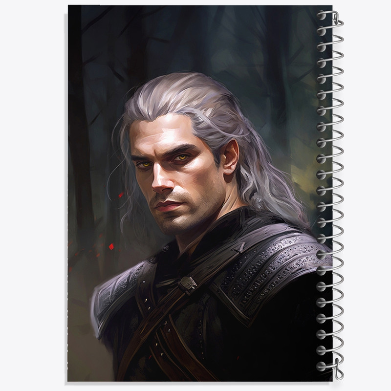 دفتر مشق 100 برگ خندالو طرح سریال ویچر (The Witcher) کد F873