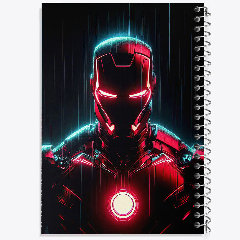 دفتر مشق 100 برگ خندالو طرح مرد آهنی (Iron Man Marvel) کد N7922