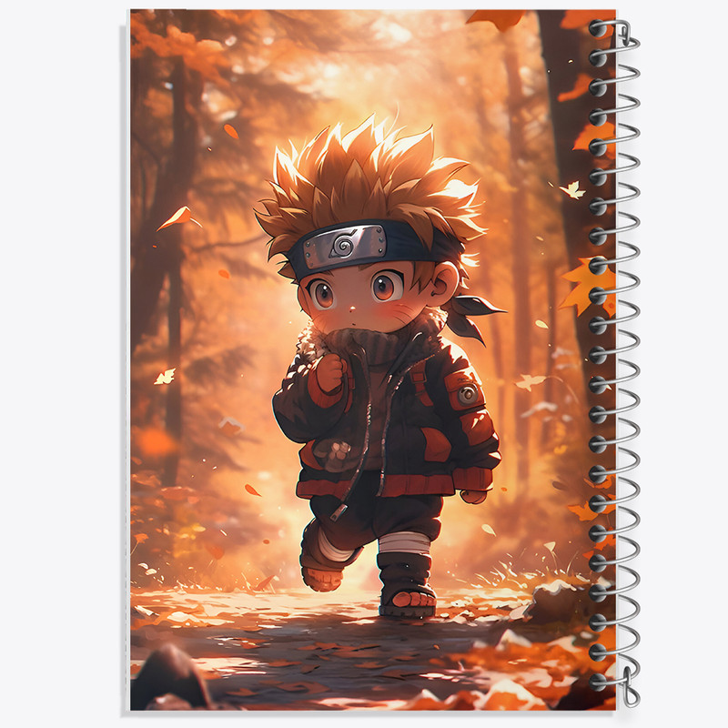 دفتر مشق 100 برگ خندالو طرح انیمه ناروتو (Naruto) کد N3797