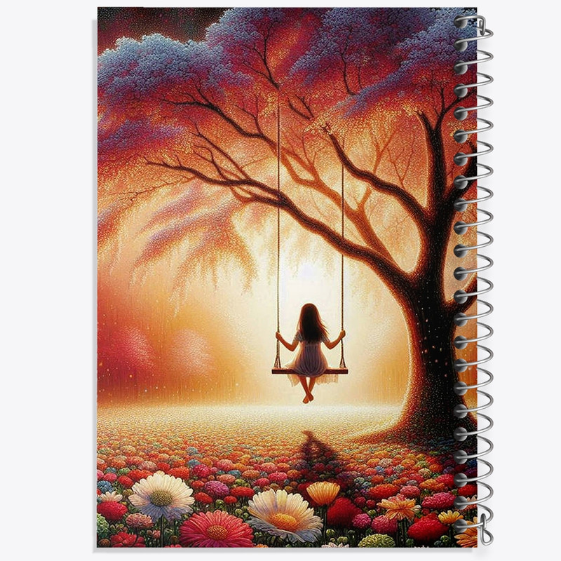 دفتر مشق 100 برگ خندالو طرح دخترانه کد F2763