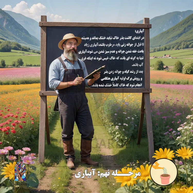 بذر فلفل قلمی قرمز تند ایرانی گلس گاردن مدل GL100