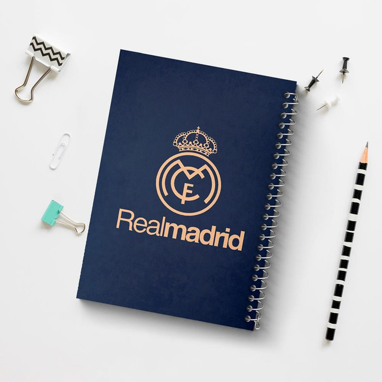 دفتر مشق 100 برگ خندالو طرح باشگاه رئال مادرید Real Madrid کد 1992