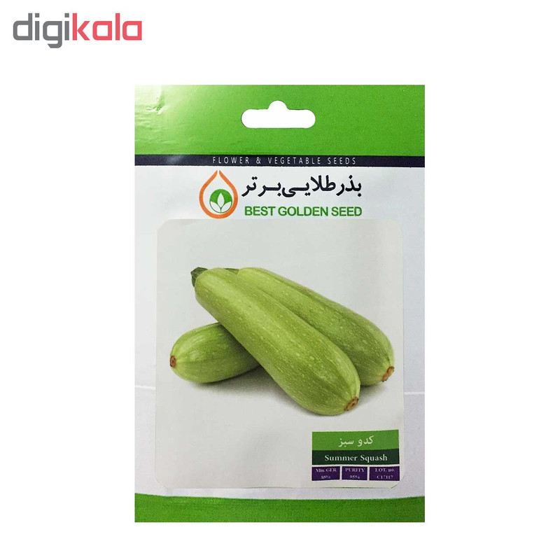 بذر کدو بذر طلایی برتر کد P-K-BZT-02 مجموعه 4 عددی