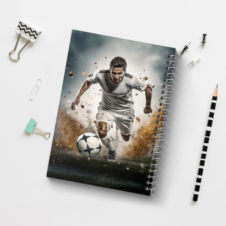 دفتر مشق 100 برگ خندالو طرح فوتبالی کد F2613