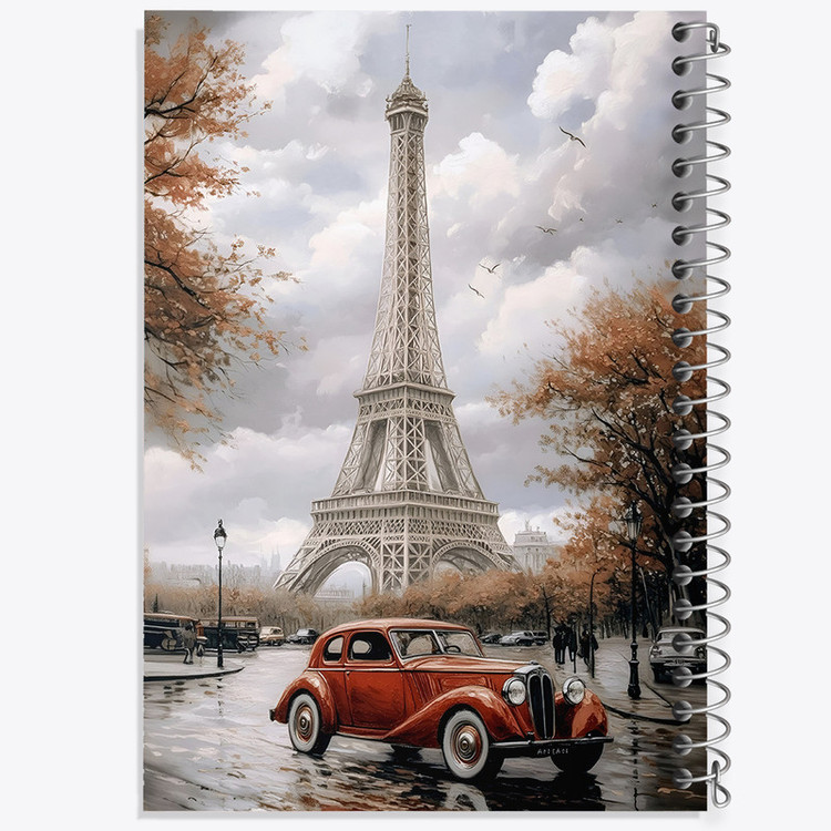 دفتر مشق 100 برگ خندالو طرح برج ایفل کد F6093