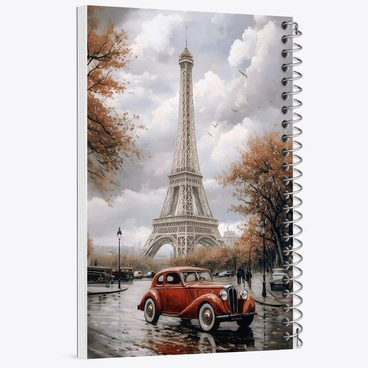 دفتر مشق 100 برگ خندالو طرح برج ایفل کد F6093