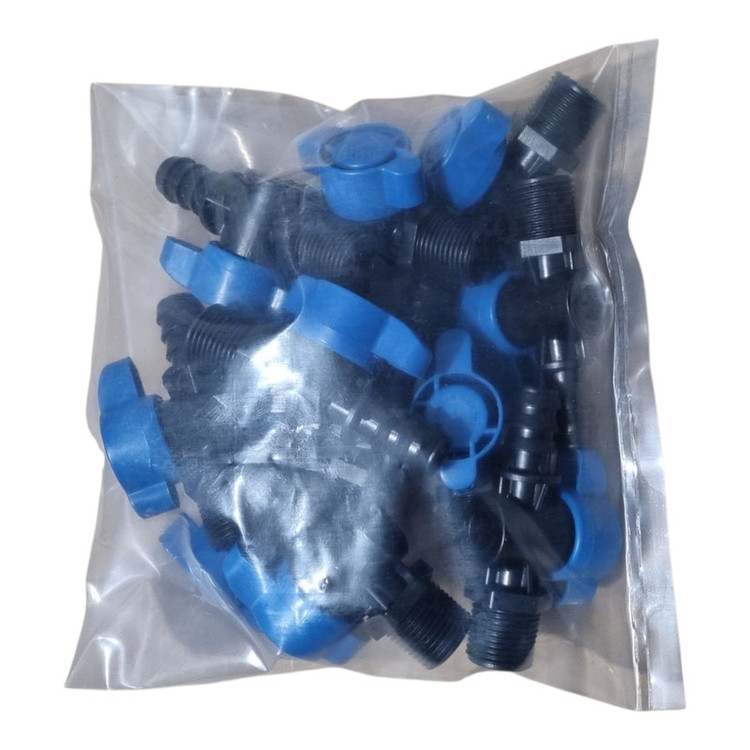 شیر انشعاب مدل آبیاری قطره ای b-g -16 × 1/2 بسته ۱۲ عددی
