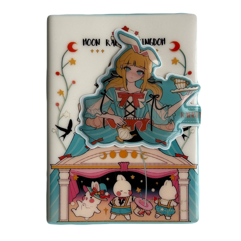 دفتر خاطرات 200 برگ مدل Moon Rabbit Kingdom کد 02