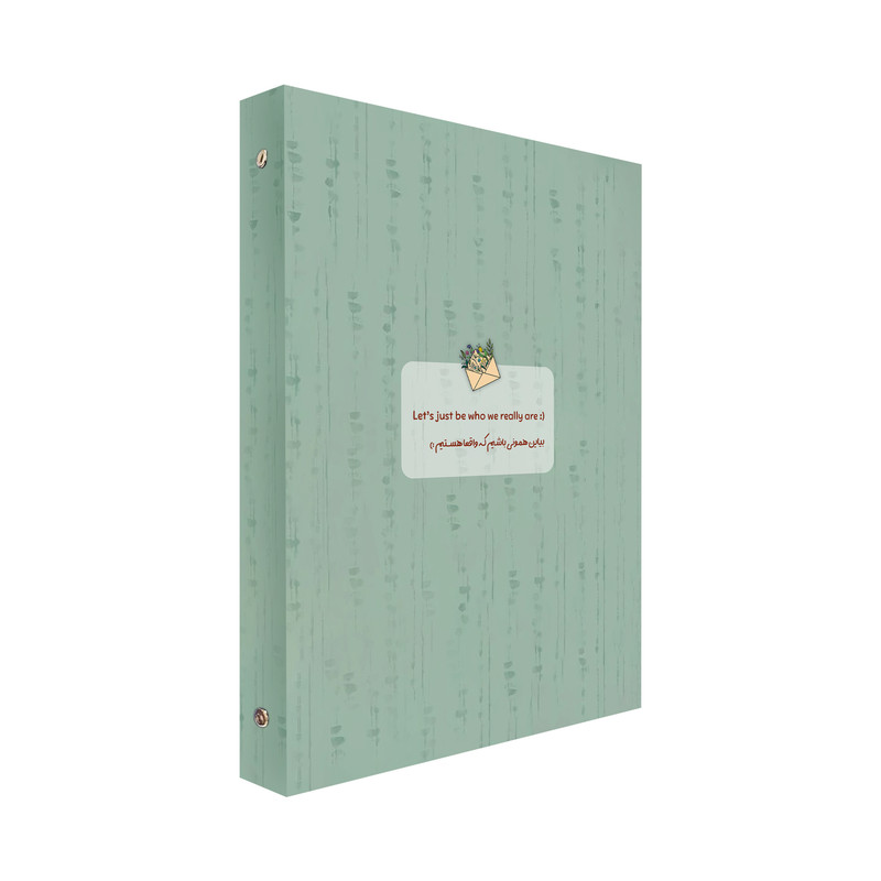 دفتر کلاسوری 100 برگ پدیده نقش طرح دخترماهی ها کد 702
