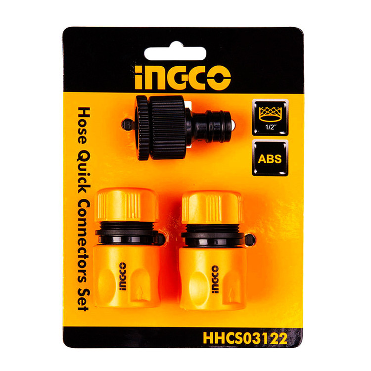 کوپلینگ شلنگ آب اینکو مدل HHCS-03122 مجموعه 3 عددی