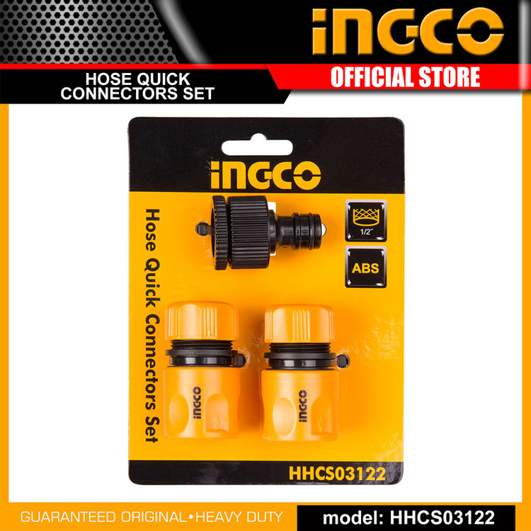 کوپلینگ شلنگ آب اینکو مدل HHCS-03122 مجموعه 3 عددی