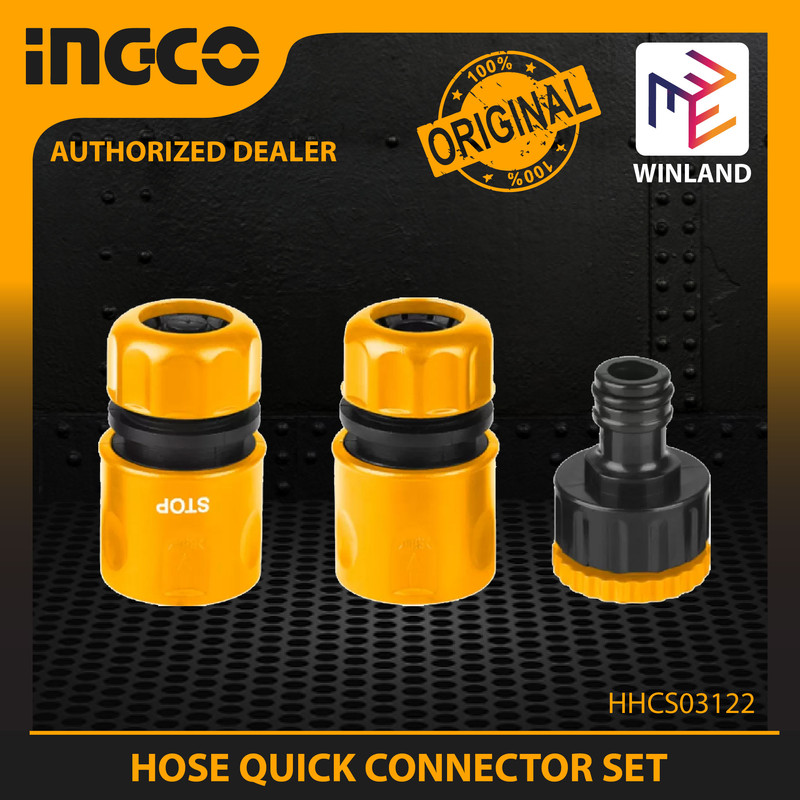 کوپلینگ شلنگ آب اینکو مدل HHCS-03122 مجموعه 3 عددی