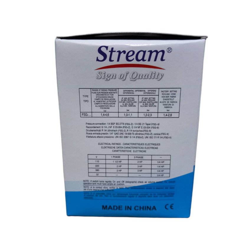 کلید کنترل اتوماتیک پمپ استریم مدل pc-2