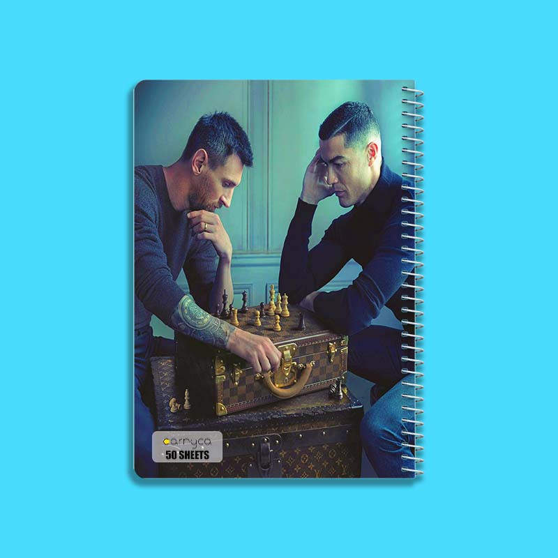 دفتر نقاشی 50 برگ کارنیکا طرح رونالدو و مسی Ronaldo & Messi کد 14933 مجموعه 4 عددی