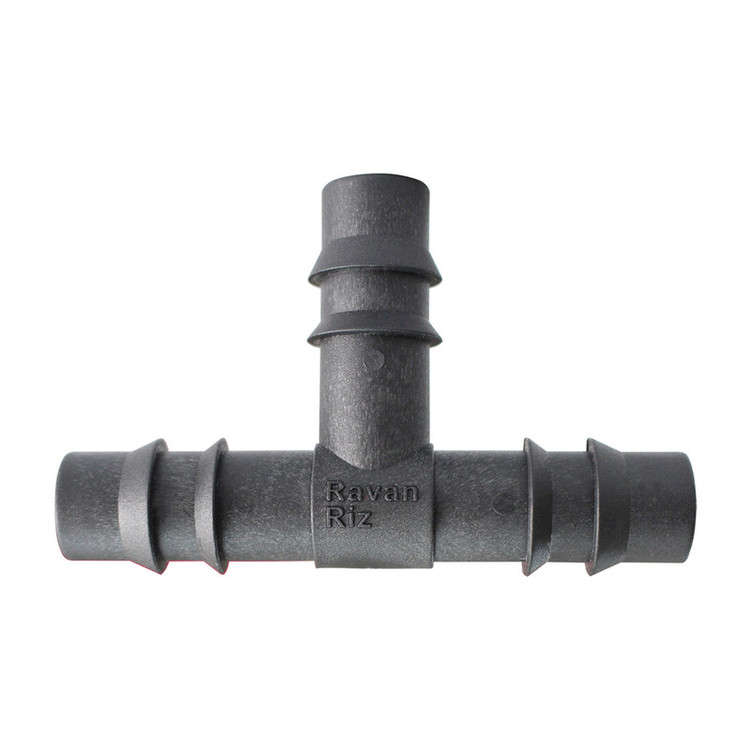 سه راهی آبیاری روان ریز مدل RR-Tee16mm بسته 10 عددی
