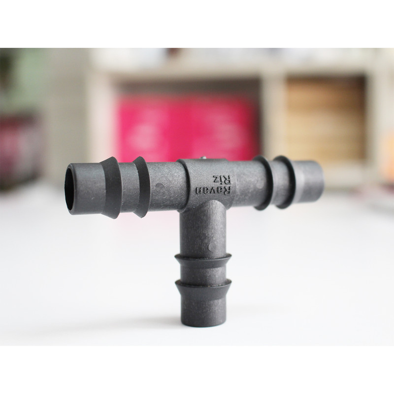 سه راهی آبیاری روان ریز مدل RR-Tee16mm بسته 10 عددی