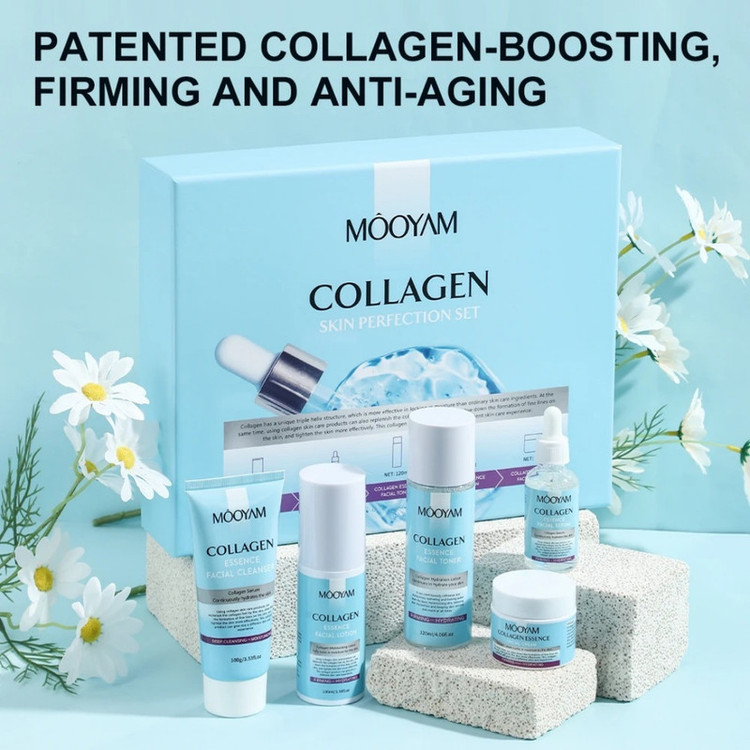 مجموعه مراقبت از پوست مویام مدل collagen مناسب انواع پوست بسته 5 عددی
