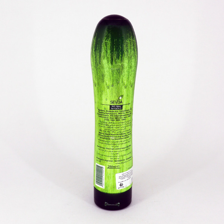 ژل ضد چروک سودا مدل Aloevera و Cucumber حجم 250 میلی لیتر